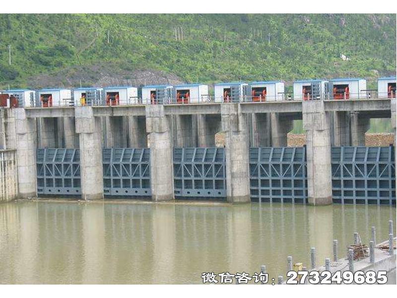 克东县拦水大坝闸门