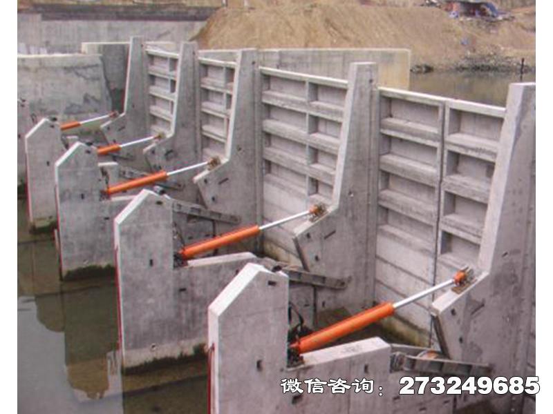克东县水库水电站液压闸门